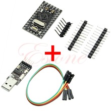 Free Shipping USB2.0 To TTL 6Pin CH340G Converter + Pro Mini Atmega328 5V 16M For Arduino