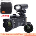 PROTAX D7300 digital cameras 33MP Professional DSLR cameras 24X Optical Zoom Telephotos 8X Wide Angle Lens
