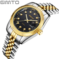 2016 Mens Watches Top Brand Luxury Gold Watch Full Steel Men Business Clock Analog Date Men