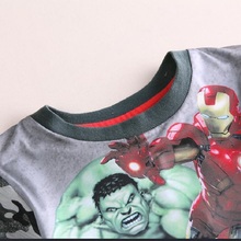 kids clothes boys t shirt lego hulk avengers hulk captain america batman iron man summer short