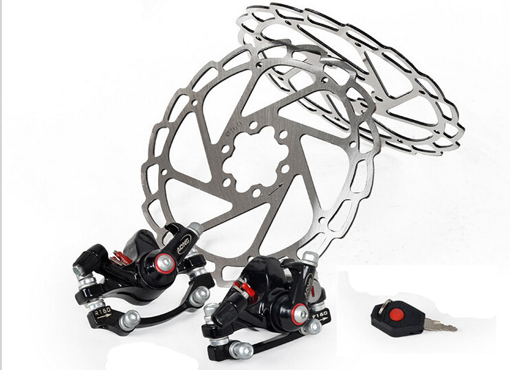 Ohno Cup mountain bike disc brakes lockable aluminum mountain bike disc brakes anti-theft locks