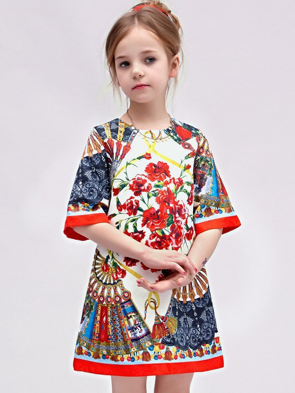 Girls chinese holiday dress