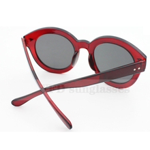 2015 New High Quality Elegant Round Wire Frame Men Sunglasses Gradient Spectacles Shades Oversized oculos de