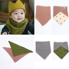 Hot Sales Infants Kids Bibs Cartoon Cotton Baby Towel Saliva Waterproof Lunch Bibs Dual Use