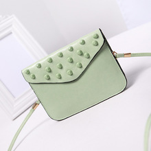 Hot Sale New 2016 Popular Women Messenger Bags Candy Color PU Leather Ladies Fashion Handbags F106