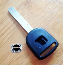 10PCS/LOT TRANSPONDER KEY SHELL FOR HONDA 2.4, KEY CASE FOB COVER FOR HONDA ACCORD FIT CRV CIVIC