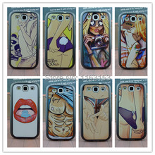 2014 new arrival fashion 29 style Cute Sexy Girl Case Cover For Samsung I9300 Galaxy SIII S3 Cell Phone S3 Case Free Shipping