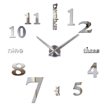 2016 hot new Quartz font b clocks b font fashion watches 3d real big wall font