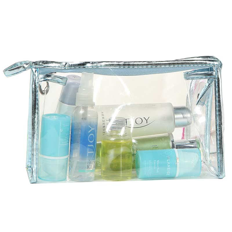 transparent toiletry bag