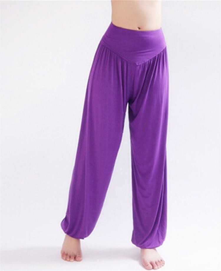 Yoga Pants Women Plus Size Colorful Bloomers Dance Yoga TaiChi Full Length Pants Smooth No Shrink Antistatic Pants Fast Shipping 2015 002