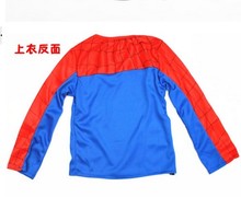 New 2015 Spider Man Children Clothing Sets Fashion Spiderman Party Cosplay Costume Kids Pajama Sets Long