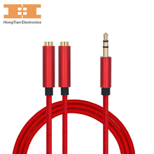 3.5mm Jack Audio Cable Male to 2 Female Earphone Extension Cable 3.5mm Headphone Splitter for Smartphones/iphone/Laptop/computer
