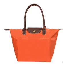 2016 Women shoulder bags WaterProof leather folded messenger nylon bag dumplings travel tote hopping folding school handbags
