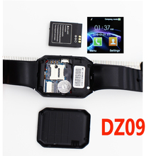 Smart Watch DZ09 Bluetooth Smartwatch Support SIM Card Phone Camera GSM/TF Men Wristwatch for IOS Android Phone VS U8 GV18 GT08