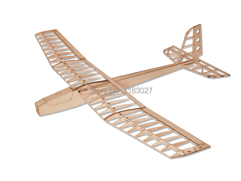 Free Shipping Balsa Wood Airplane Model Red Swan Balsa Kit