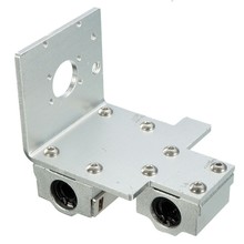 Aluminum Alloy Reprap Prusa i3 3D Printer Parts X Axis Printing Head X Metal Exturder Carriage Bearing holes distance 18 mm