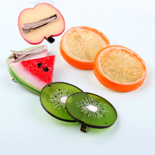 New Summer Style Many Patterns Fruits Slice Hair Accessories for Girls Women Hair Clips Barrettes Fashion Headwear