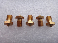 Wholesale 100pcs lot M6 threaded Nozzle for 3D Printer Accessories Full Metal 1 75mm E3D DIY