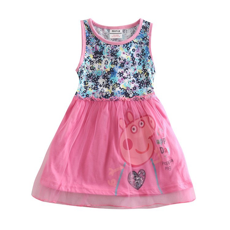 Girl Dress Cartoon Summer Brand Baby Girls Dress Kids Clothes Vestidos Children Dress Princess Party Dresses for Girls Dots
