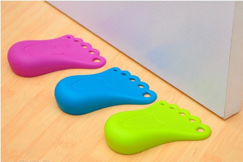 new arrival Child Baby Safety Door Stop Foot Plastic Guard Kids Baby Infant Safety Protector Stopper Guard Doorstop high quality (12)