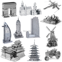3d metal model Nano Intelligence jigsaw puzzle 3d metal earth Juguetes educativos DIY brain brinquedos puzzles for adults Gift
