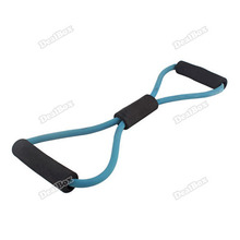 dealbox Approving Resistance Bands Tube Workout Exercise for Yoga 8 Type Practical 