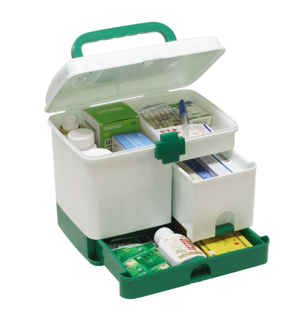 Multilayer family Medical Kit / Emergency care medicine box / Portable medical storage boxin