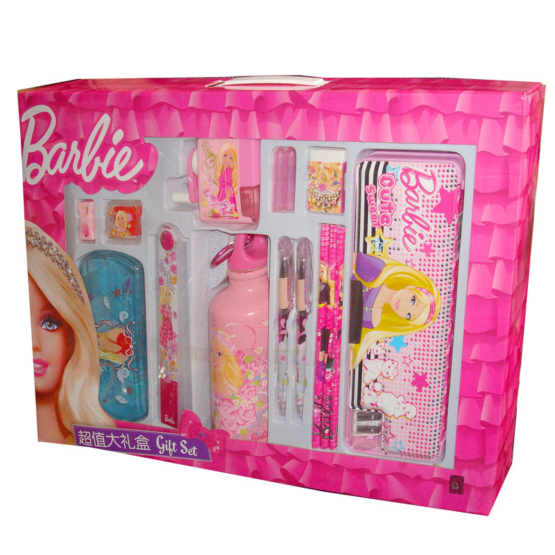 barbie stationery kit