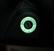 2015 Luminous Aluminium Alloy Ignition Key Ring Decorative Stickers case for Citroen C-Quatre C2 C4 C4L C5 Elysee Accessories