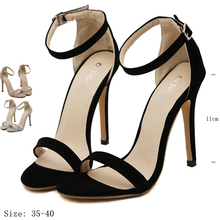 Summer Stiletto Women sandals high heel Shoes 2016 Open Toe high heels fashion Women shoes Size 35-40