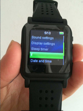 8GB mp4 watch exam White Black Color 27 Kinds Language Exam Watch Free Shipping