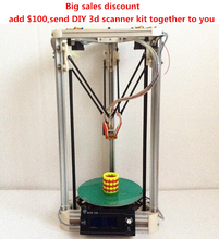 HE3D Delta Dual-Extruder 3d printer-2GB SD For free