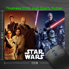 Free Shipping Popular Movies Star Wars Silicon Anti-slip Mouse Mats for PC Computer Laptop Notbook Gaming Mouse mat