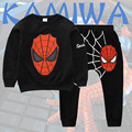 2016 Spiderman Baby Boys Kid SportsWear Outfit cartoon Suit Summer kids boys clothes longsleeve clothing set