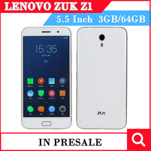 2015 New Original LENOVO ZUK Z1 4G LTE Smartphone 5.5″ FHD Android 5.1 3GB 64GB Snapdragon 801 Quad Core With 13.0MP Camera