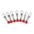 100 Pcs lot 3 5cm Fish Connector Fishhooks Fishing Brass Barrel Swivel Solid Ring Interlock Snap