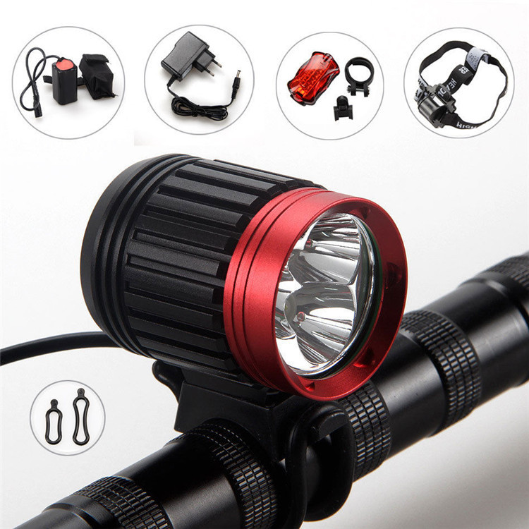 led bike light for 3 cree xml 6000 lumens lights bikes led lights 6000 lumens