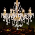 Free shipping 8 Lights Luxury k9 crystal Chandelier light for bedroom Living dinning room Luxury Crystal