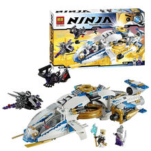 BELA 10223 Phantom Ninja Series Helicopters 516pcs Thunder Swordsman DIY Educational Building Blocks Compatible With LEGO