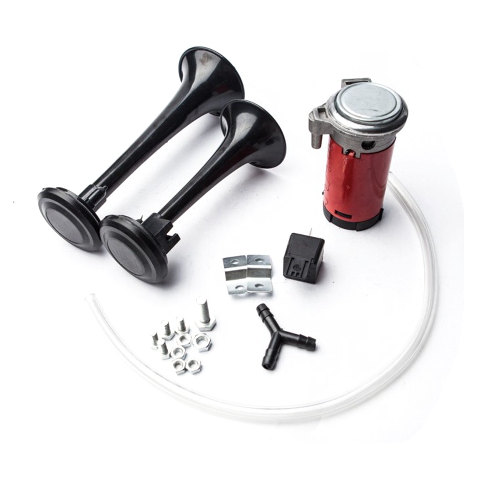 Loud Dual Trumpet Air Horn 12 Volt 135dB Car Truck RV Train Boat Motorcycle Replacement Part Hot