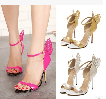 Online Shop JOJO Cat High Heels Brightly Colored Open Toe Stereo ...