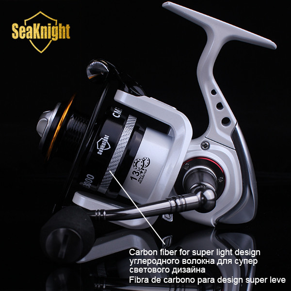 SeaKnight 2015 New Quality CM2000 4000 14BB 5 2 1 Metal Spinning Fishing Reel Carp Fishing