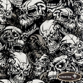 Special Offer NO HYA 724 Width 50cm hydro scary hydrographics water transfer printing skull Hydrographic film