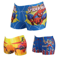 New 2016 Boy Spiderman Swimsuit Fashion Cartoon Swimming Trunks Children Swimwear Kids Summer Beach Bathing Suit maillot de bain