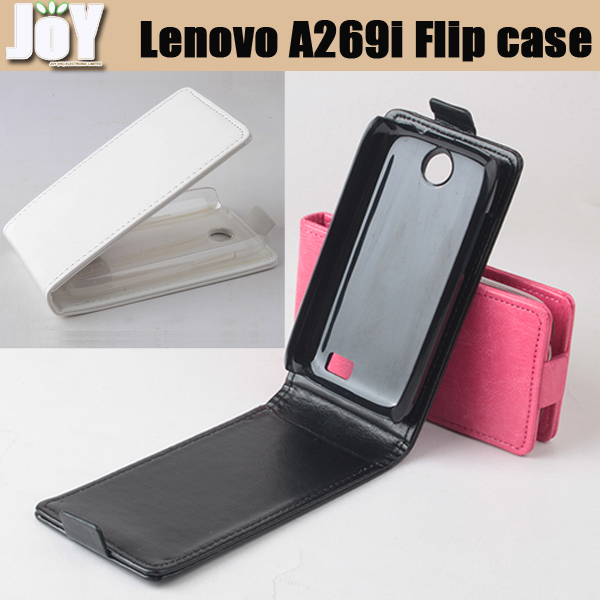 Free shipping mobile phone bag PU Lenovo A269i Flip case mobile phone accessories cover Three colors