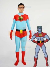 2015 Captain Planet Costume Spandex Halloween Planeteers Captain Planet Superhero Costume cosplay party zentai suits hot sale