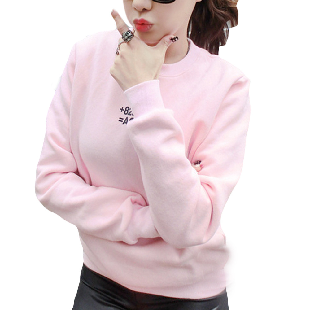 Long sleeveACDFSuper pink sweater-Japanese women\'s sweater.