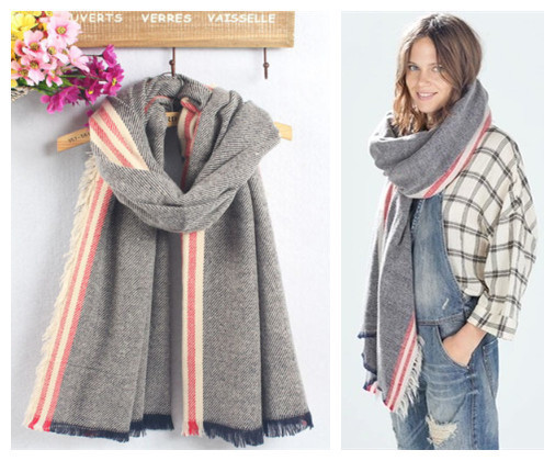 Za genuine Major brand Unisex fashion font b Tartan b font scarfs Plaid Stripe Scarf cuadros