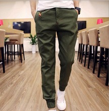 2016 Hot japanese style pant men jogging sport Jogger Pants Men Solid Fashion Ankle-tied Slim Fit Youths Mens pantalon homme