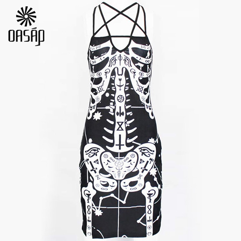 Occult-Bones-Printed-Dress-LC22127-3